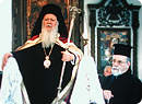 Patriarch in a ceremony, in Gokceada